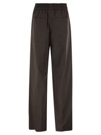 Brunello Cucinelli Women Stretch Virgin Wool Fluid Trousers