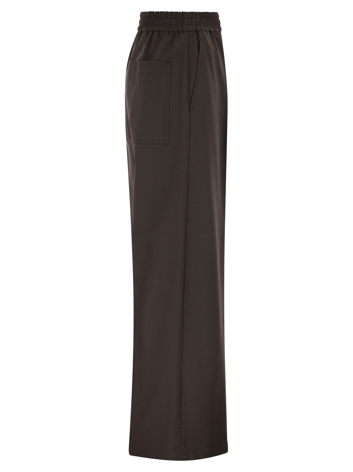 Brunello Cucinelli Women Stretch Virgin Wool Fluid Trousers