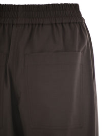 Brunello Cucinelli Women Stretch Virgin Wool Fluid Trousers