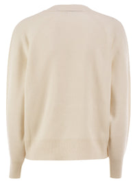 BRUNELLO CUCINELLI Brunello Cucinelli Women Ribbed Cashmere V-Neck Cardigan