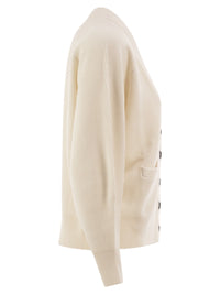 BRUNELLO CUCINELLI Brunello Cucinelli Women Ribbed Cashmere V-Neck Cardigan