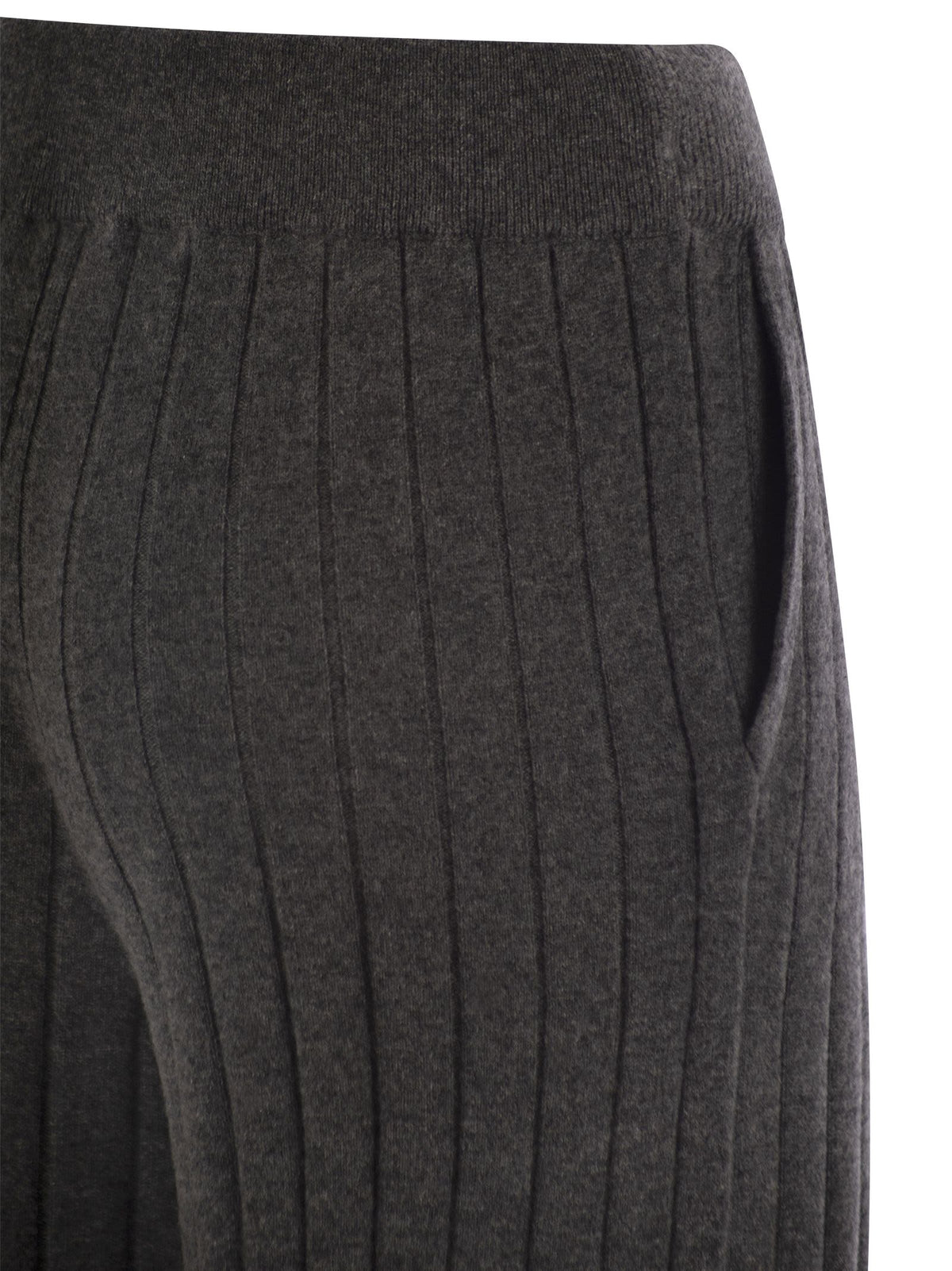 BRUNELLO CUCINELLI Brunello Cucinelli Women Cashmere Knit Trousers