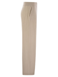 BRUNELLO CUCINELLI Brunello Cucinelli Women Cashmere Knit Trousers
