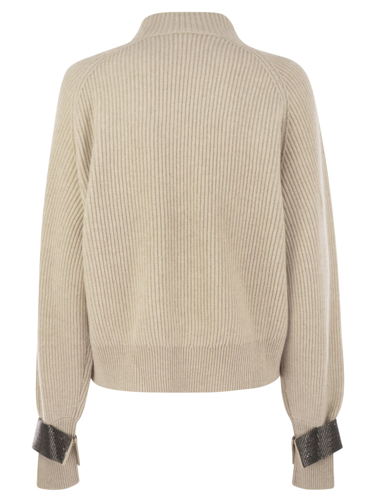 Brunello Cucinelli Women Cashmere Sweater With Shiny Detail