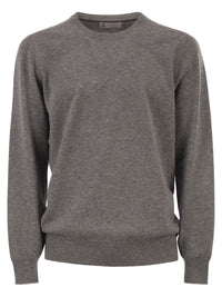 Brunello Cucinelli Men Pure Cashmere Crew-Neck Sweater