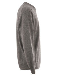 Brunello Cucinelli Men Pure Cashmere Crew-Neck Sweater