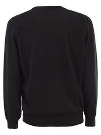 Brunello Cucinelli Men Pure Cashmere Crew-Neck Sweater