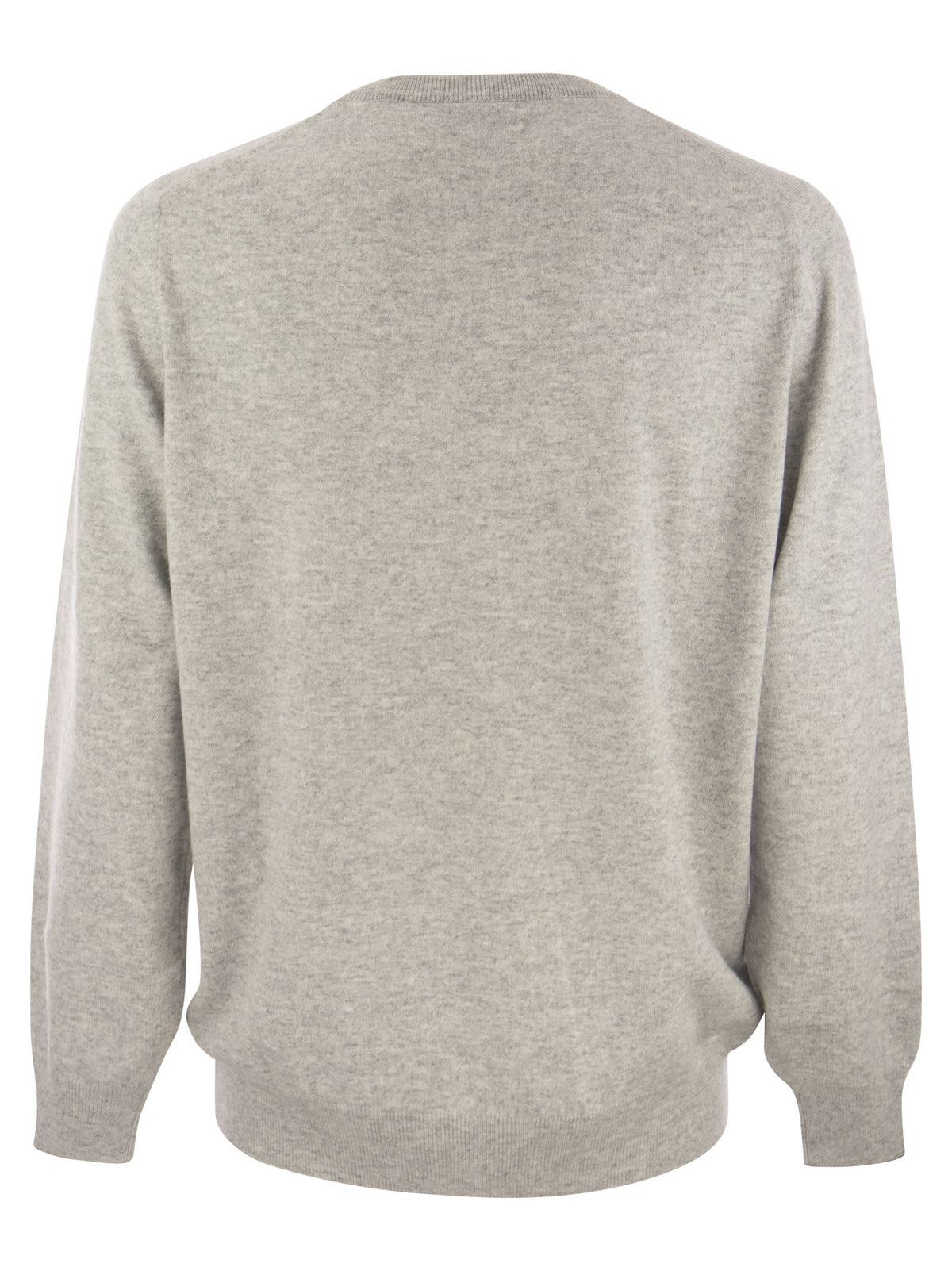 Brunello Cucinelli Men Pure Cashmere Crew-Neck Sweater