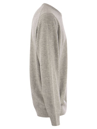 Brunello Cucinelli Men Pure Cashmere Crew-Neck Sweater