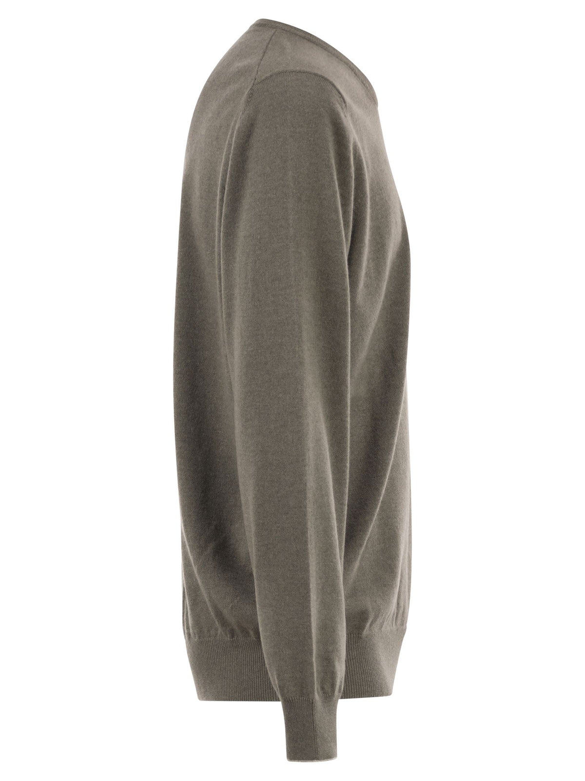 Brunello Cucinelli Men Pure Cashmere Crew-Neck Sweater