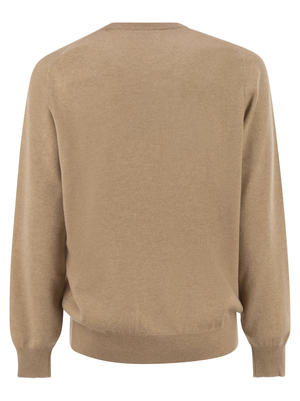 Brunello Cucinelli Men Pure Cashmere Crew-Neck Sweater