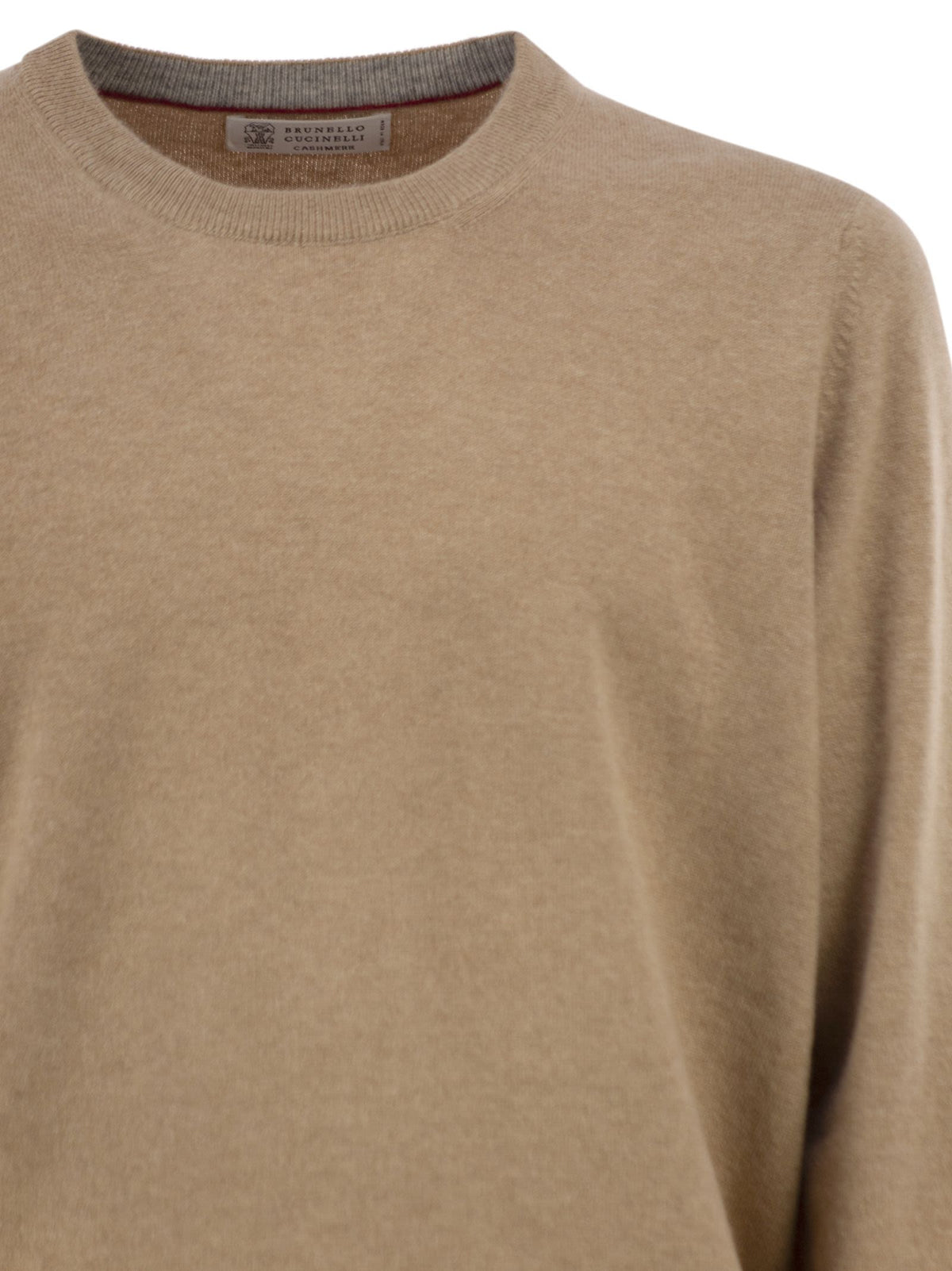 Brunello Cucinelli Men Pure Cashmere Crew-Neck Sweater