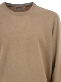 Brunello Cucinelli Men Pure Cashmere Crew-Neck Sweater