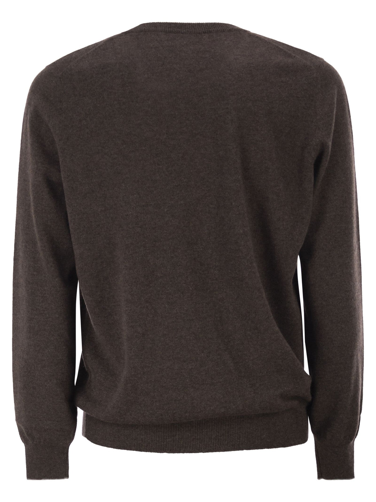 Brunello Cucinelli Men Pure Cashmere Crew-Neck Sweater