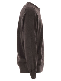Brunello Cucinelli Men Pure Cashmere Crew-Neck Sweater