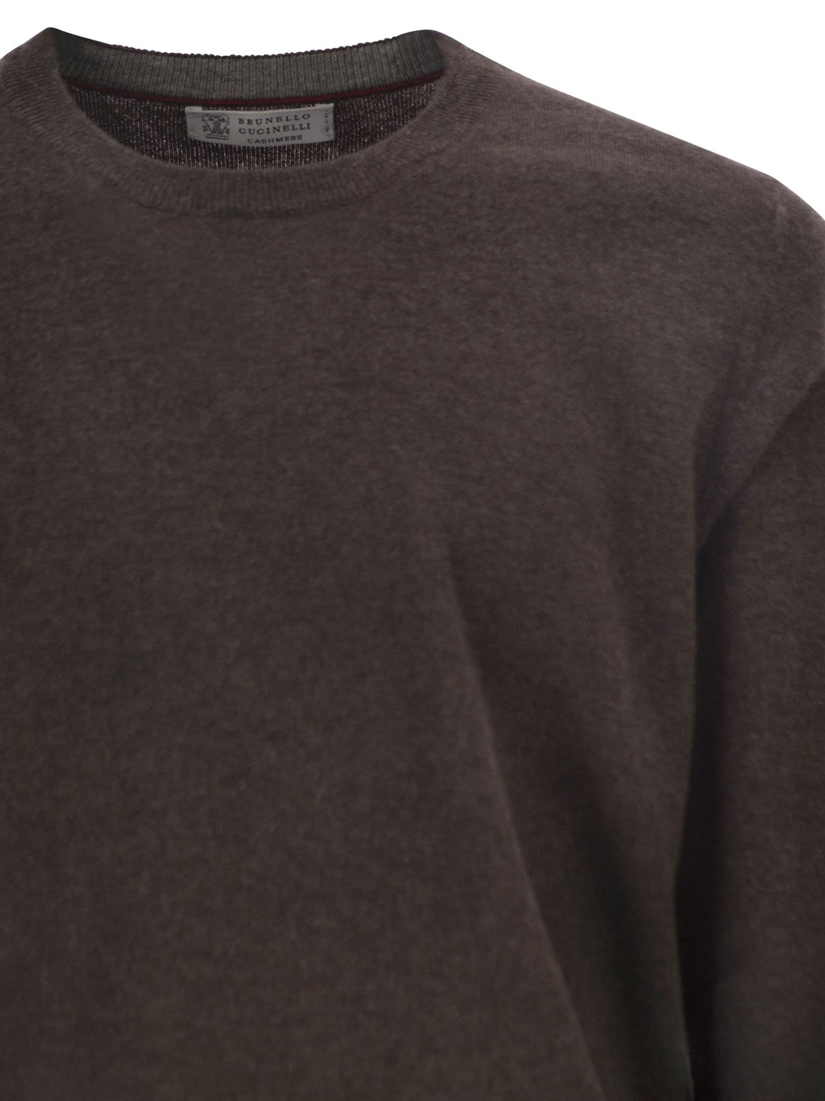 Brunello Cucinelli Men Pure Cashmere Crew-Neck Sweater