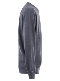 Brunello Cucinelli Men Pure Cashmere Crew-Neck Sweater