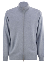 BRUNELLO CUCINELLI Brunello Cucinelli Men High-Necked Cashmere Cardigan With Zip