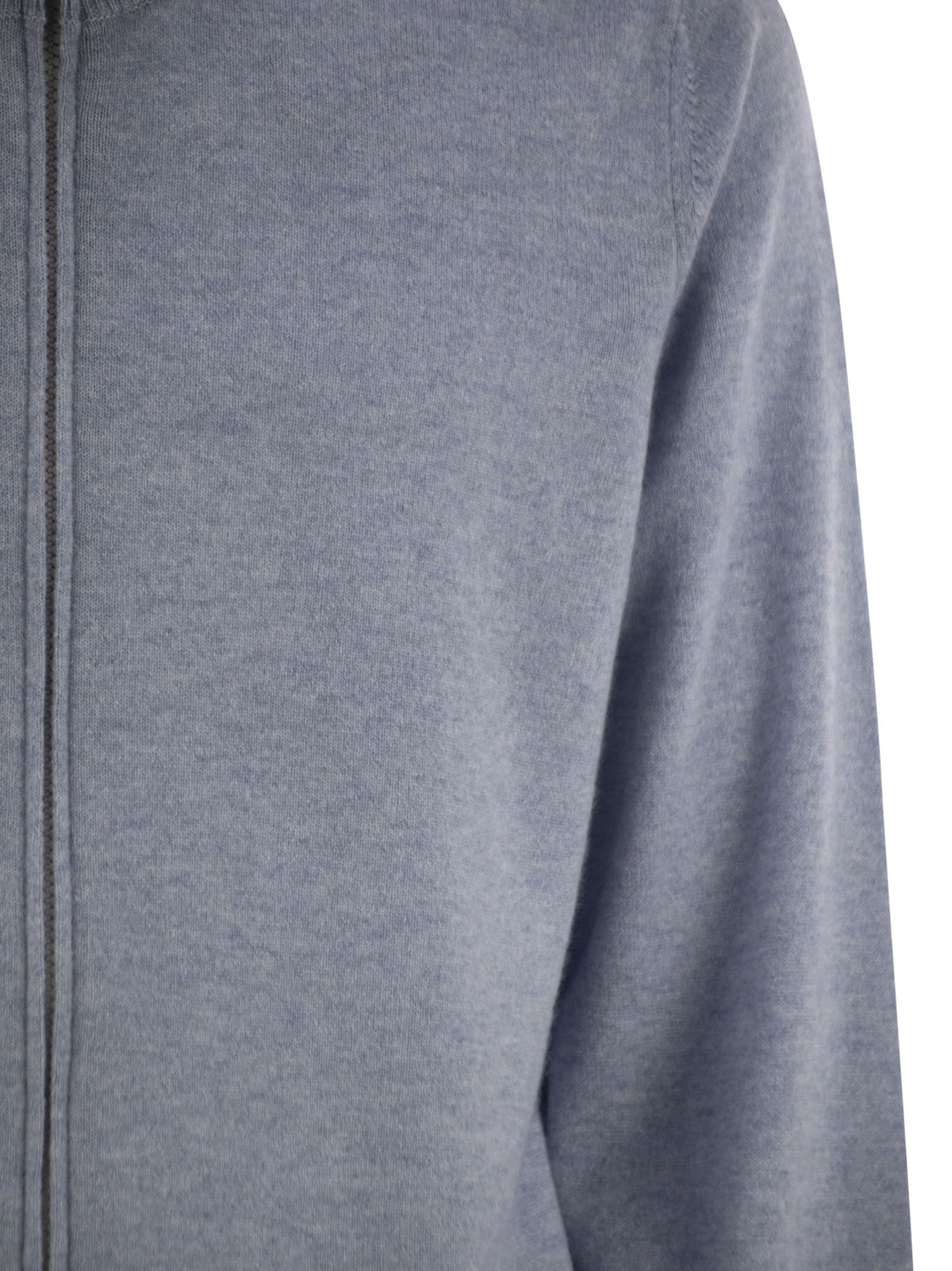 BRUNELLO CUCINELLI Brunello Cucinelli Men High-Necked Cashmere Cardigan With Zip