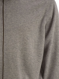 Brunello Cucinelli Men High-Necked Cashmere Cardigan With Zip
