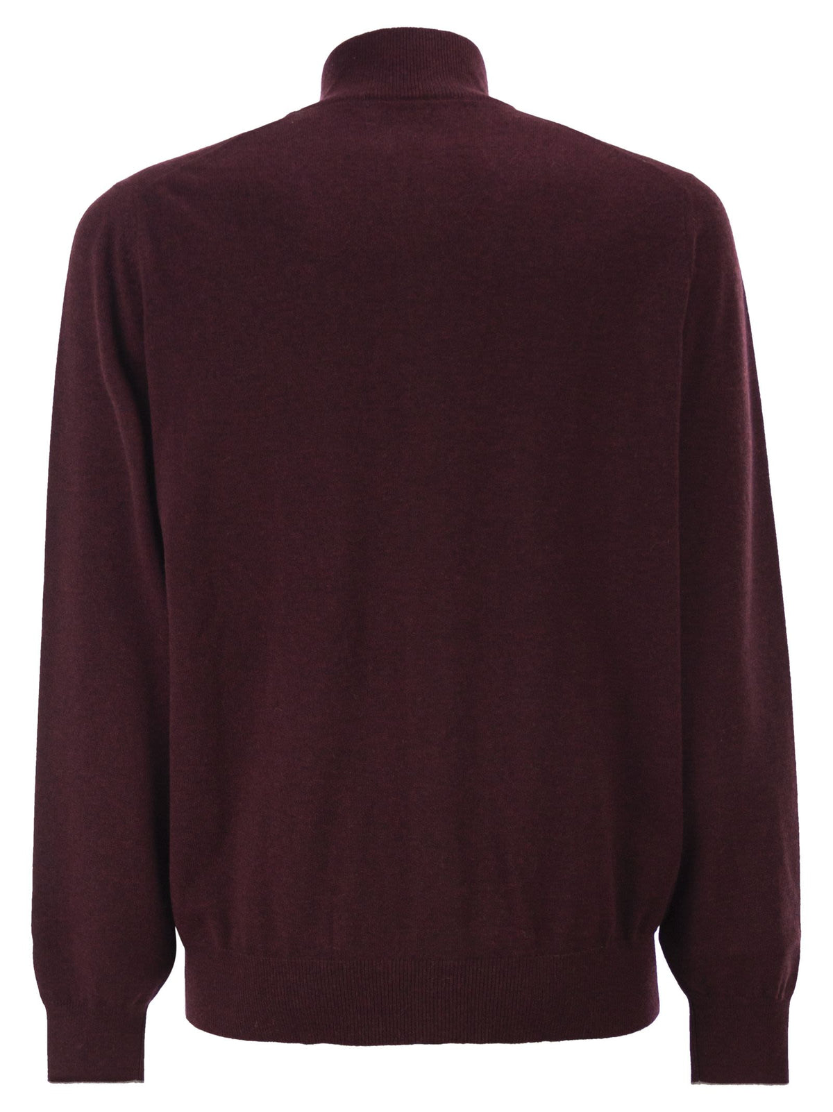 Brunello Cucinelli Men High-Necked Cashmere Cardigan With Zip