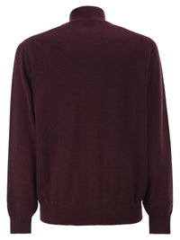 Brunello Cucinelli Men High-Necked Cashmere Cardigan With Zip