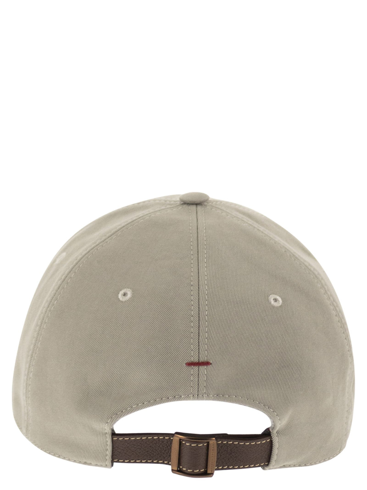 BRUNELLO CUCINELLI Brunello Cucinelli Men Baseball Cap In Garment-Dyed Twisted Cotton Gabardine With Embroidered Logo
