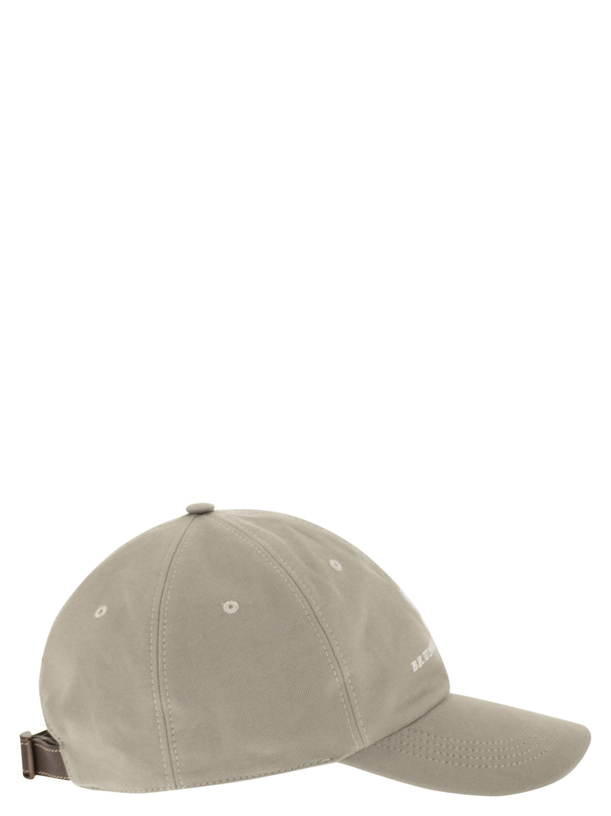 BRUNELLO CUCINELLI Brunello Cucinelli Men Baseball Cap In Garment-Dyed Twisted Cotton Gabardine With Embroidered Logo