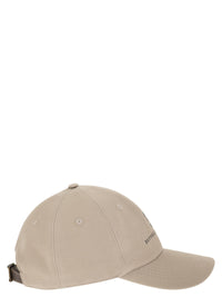 BRUNELLO CUCINELLI Brunello Cucinelli Men Baseball Cap In Garment-Dyed Twisted Cotton Gabardine With Embroidered Logo