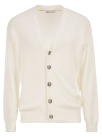 Brunello Cucinelli Men English Coast Cotton Cardigan With Raglan Sleeves