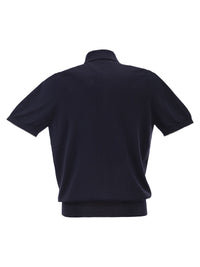 Brunello Cucinelli Men Lightweight Cotton Knit Polo Shirt