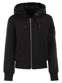 MOOSE KNUCKLES Moose Knuckles Women Classic Bunny - Hooded Sweatshirt With Faux Fur Lining