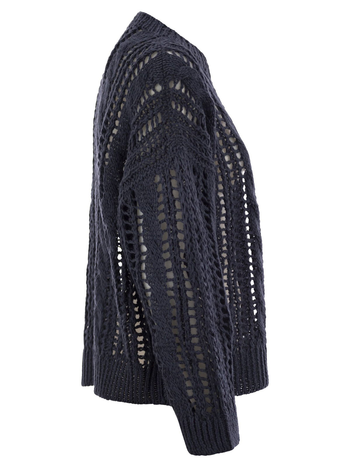 Brunello Cucinelli Women Cable & Mesh Jute And Cotton Jersey