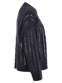 Brunello Cucinelli Women Cable & Mesh Jute And Cotton Jersey