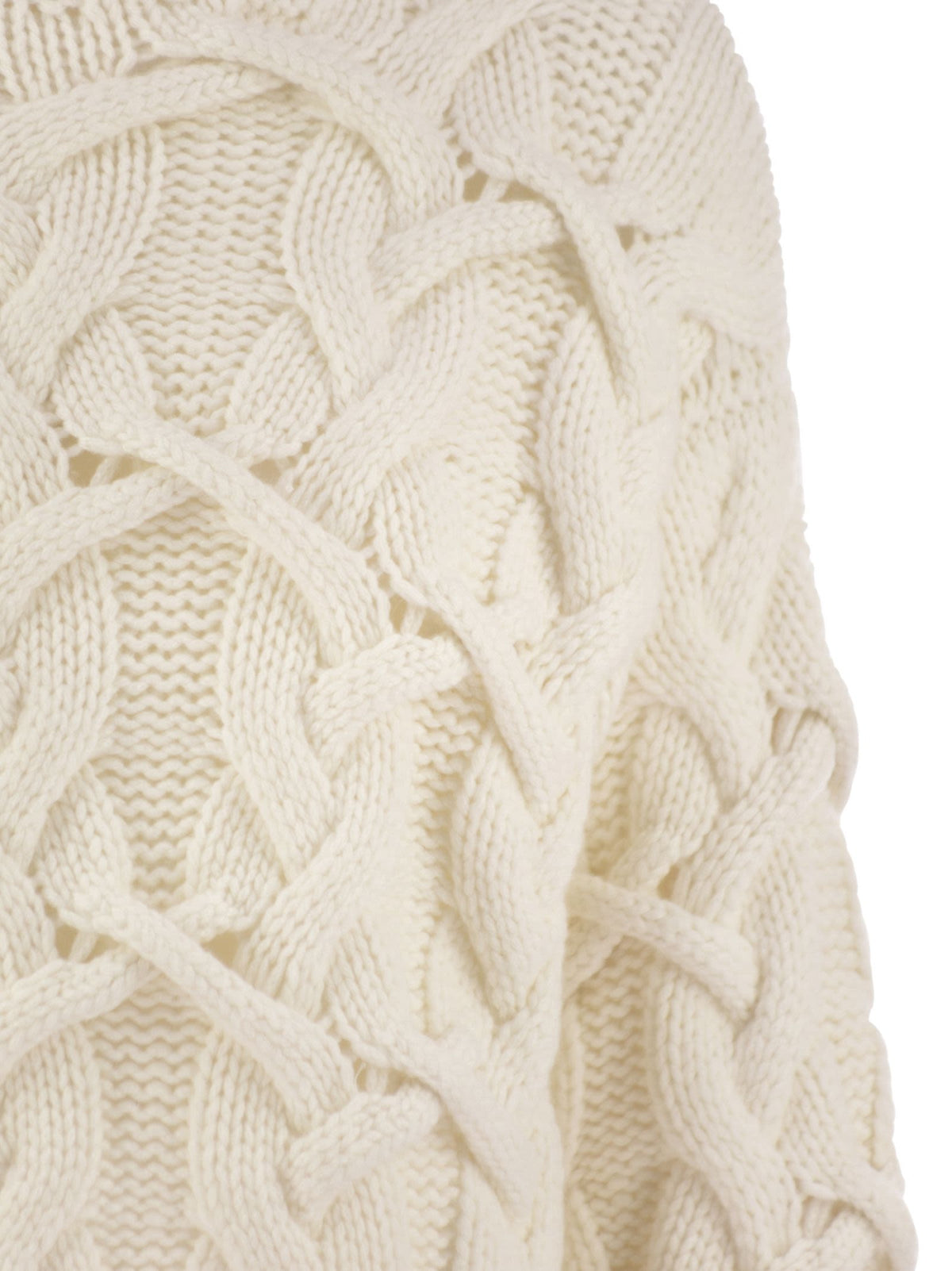 BRUNELLO CUCINELLI Brunello Cucinelli Women Braided High-Necked Cashmere Sweater