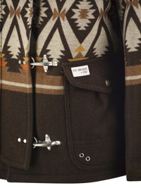 Fay Men Fay Archive Wool-Blend Jacket With Geometric Pattern