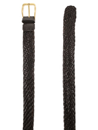 BRUNELLO CUCINELLI Brunello Cucinelli Men Braided Calfskin Belt