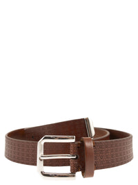 Brunello Cucinelli Men Micro-Perforated Leather Belt