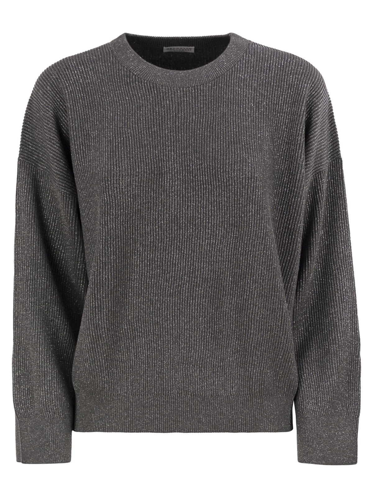 BRUNELLO CUCINELLI Brunello Cucinelli Women Cotton And Viscose Rib Sweater