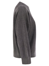 BRUNELLO CUCINELLI Brunello Cucinelli Women Cotton And Viscose Rib Sweater