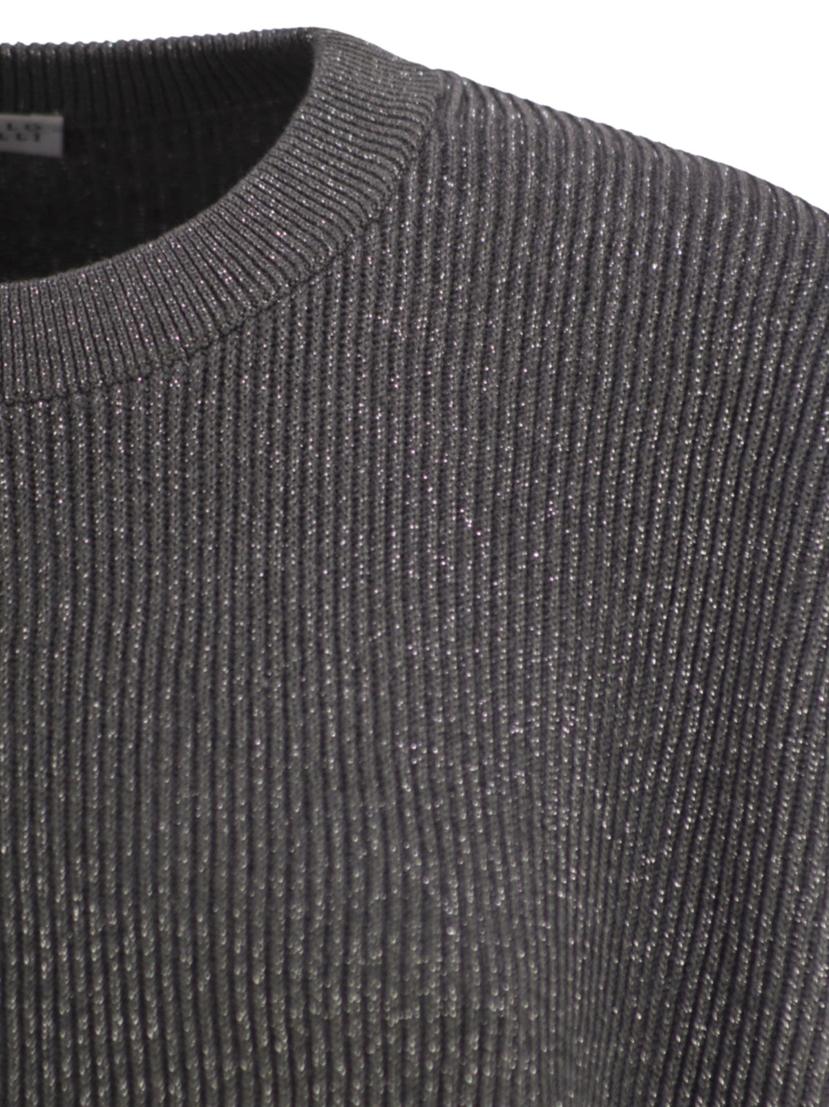 BRUNELLO CUCINELLI Brunello Cucinelli Women Cotton And Viscose Rib Sweater