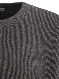 BRUNELLO CUCINELLI Brunello Cucinelli Women Cotton And Viscose Rib Sweater