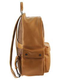 BRUNELLO CUCINELLI Brunello Cucinelli Men Grained Leather Backpack With Patch Pockets