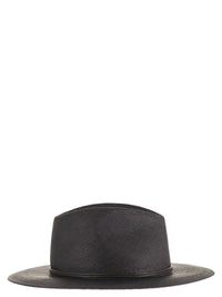 Brunello Cucinelli Women Straw Fedora With Precious Leather Band