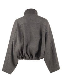 Brunello Cucinelli Women Cropped Virgin Wool Jacket With High Collar