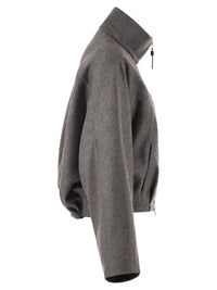 Brunello Cucinelli Women Cropped Virgin Wool Jacket With High Collar
