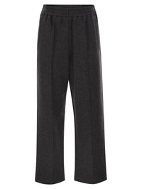 BRUNELLO CUCINELLI Brunello Cucinelli Women Wide-Leg Cotton And Cashmere Jersey Trousers