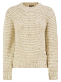 Herno Women Alpaca-Blend Jumper With Sequins
