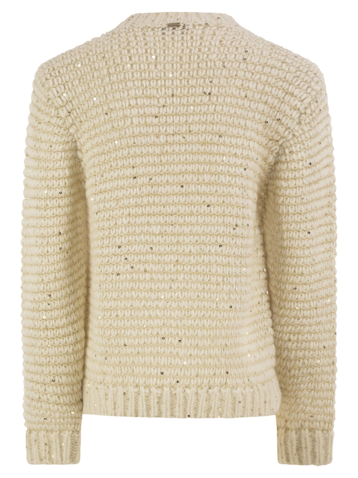 Herno Women Alpaca-Blend Jumper With Sequins