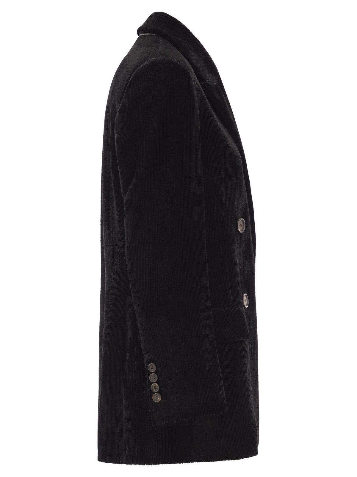 Brunello Cucinelli Women Double-Breasted Corduroy Blazer
